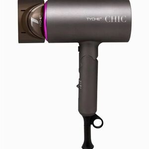 Tyche Stylish Hair Dryer in Gray and Pink